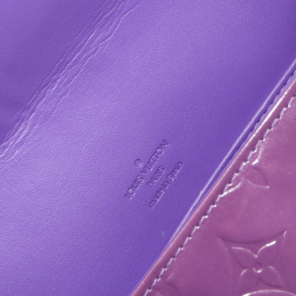 LOUIS VUITTON Monogram Vernis Thompson Street Bag Viole M91095 LV Auth gh1674