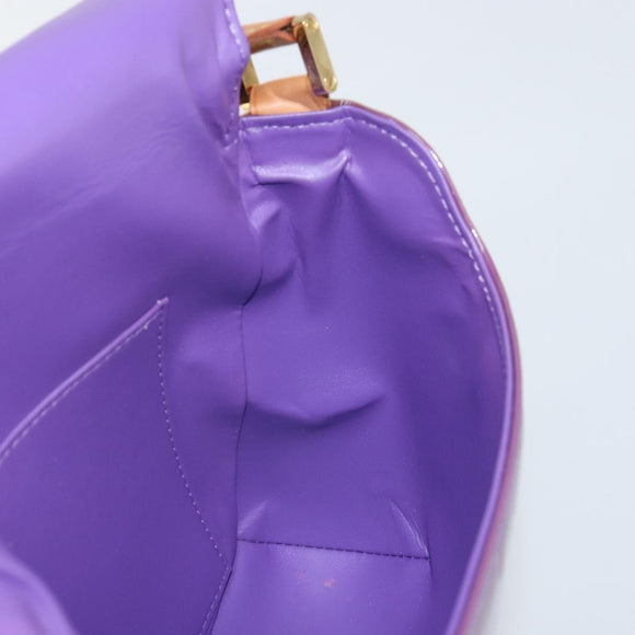 LOUIS VUITTON Monogram Vernis Thompson Street Bag Viole M91095 LV Auth gh1674