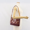 LOUIS VUITTON Monogram Vernis Thompson Street Bag Viole M91095 LV Auth gh1674-21
