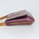 LOUIS VUITTON Monogram Vernis Thompson Street Bag Viole M91095 LV Auth gh1674-4