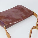 LOUIS VUITTON Monogram Vernis Thompson Street Bag Viole M91095 LV Auth gh1674-6