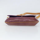 LOUIS VUITTON Monogram Vernis Thompson Street Bag Viole M91095 LV Auth gh1674-5