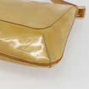 LOUIS VUITTON Monogram Vernis Thompson Street Bag Beige M91301 LV Auth gh1675-15