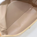 LOUIS VUITTON Monogram Vernis Thompson Street Bag Beige M91301 LV Auth gh1675-11