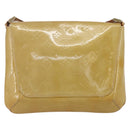 LOUIS VUITTON Monogram Vernis Thompson Street Bag Beige M91301 LV Auth gh1675-2