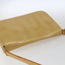 LOUIS VUITTON Monogram Vernis Thompson Street Bag Beige M91301 LV Auth gh1675-6