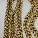 Salvatore Ferragamo Vala Chain Shoulder Bag Leather Red Gold Auth gh168-8