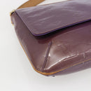 LOUIS VUITTON Monogram Vernis Thompson Street Bag Viole M91095 LV Auth gh1680-15