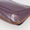 LOUIS VUITTON Monogram Vernis Thompson Street Bag Viole M91095 LV Auth gh1680-16