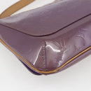 LOUIS VUITTON Monogram Vernis Thompson Street Bag Viole M91095 LV Auth gh1680-17