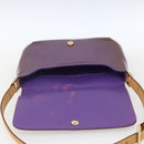 LOUIS VUITTON Monogram Vernis Thompson Street Bag Viole M91095 LV Auth gh1680-9