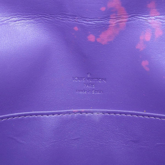 LOUIS VUITTON Monogram Vernis Thompson Street Bag Viole M91095 LV Auth gh1680
