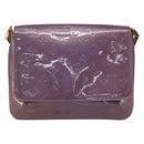 LOUIS VUITTON Monogram Vernis Thompson Street Bag Viole M91095 LV Auth gh1680-13