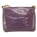 LOUIS VUITTON Monogram Vernis Thompson Street Bag Viole M91095 LV Auth gh1680-2