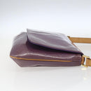 LOUIS VUITTON Monogram Vernis Thompson Street Bag Viole M91095 LV Auth gh1680-4