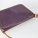 LOUIS VUITTON Monogram Vernis Thompson Street Bag Viole M91095 LV Auth gh1680-6