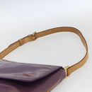 LOUIS VUITTON Monogram Vernis Thompson Street Bag Viole M91095 LV Auth gh1680-14