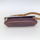 LOUIS VUITTON Monogram Vernis Thompson Street Bag Viole M91095 LV Auth gh1680-5