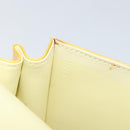 LOUIS VUITTON Monogram Vernis Spring Street Bag Lime Yellow M91068 Auth gh1681-12