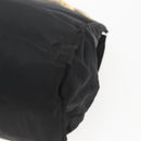 PRADA Chain Hand Bag Nylon Black Gold Auth gh1687-15