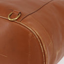 GUCCI Bamboo Body Bag Leather Brown Gold 003 2113 0037 Auth gh1689-14