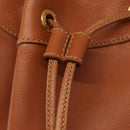 GUCCI Bamboo Body Bag Leather Brown Gold 003 2113 0037 Auth gh1689-17