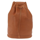 GUCCI Bamboo Body Bag Leather Brown Gold 003 2113 0037 Auth gh1689-13
