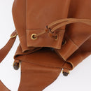 GUCCI Bamboo Body Bag Leather Brown Gold 003 2113 0037 Auth gh1689-6