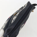GUCCI GG Supreme Sherry Line Shoulder Bag PVC Navy Gold 42 01 3654 Auth gh1690-6