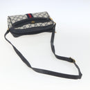 GUCCI GG Supreme Sherry Line Shoulder Bag PVC Navy Gold 42 01 3654 Auth gh1690-7