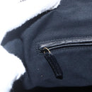 SAINT LAURENT Easy Boston Bag Leather Dark Brown Gold Auth gh1693-17