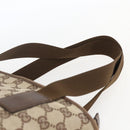 GUCCI GG Canvas Tote Bag Beige Silver 28892 Auth gh1695-8