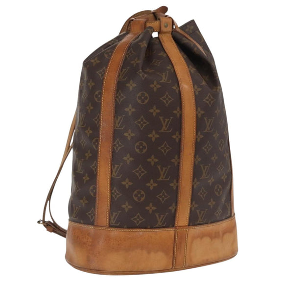 LOUIS VUITTON Monogram Randonnee GM Shoulder Bag M42244 LV Auth gh1698