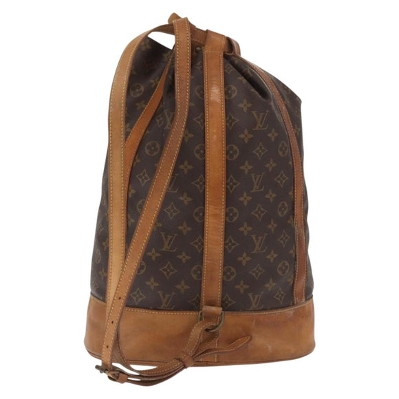 LOUIS VUITTON Monogram Randonnee GM Shoulder Bag M42244 LV Auth gh1698