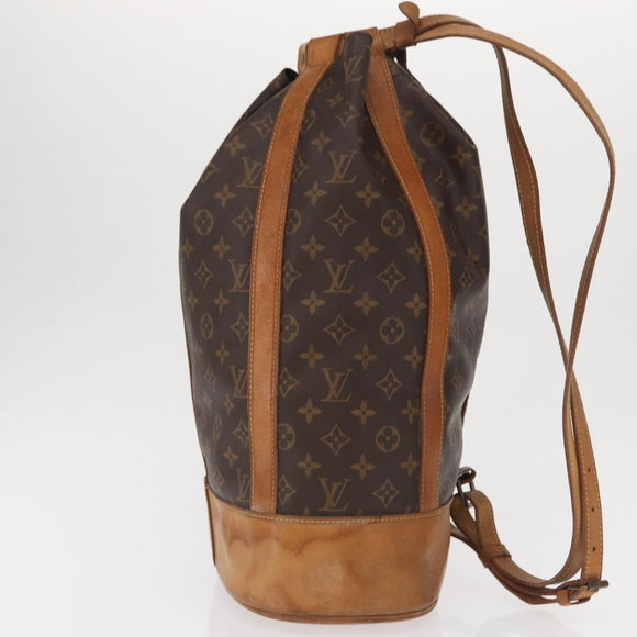 LOUIS VUITTON Monogram Randonnee GM Shoulder Bag M42244 LV Auth gh1698