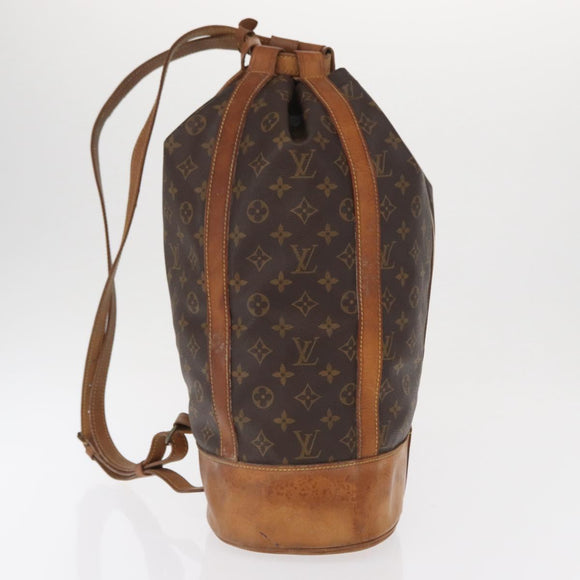 LOUIS VUITTON Monogram Randonnee GM Shoulder Bag M42244 LV Auth gh1698