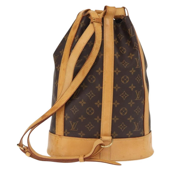 LOUIS VUITTON Monogram Randonnee PM Shoulder Bag M42243 LV Auth gh1699