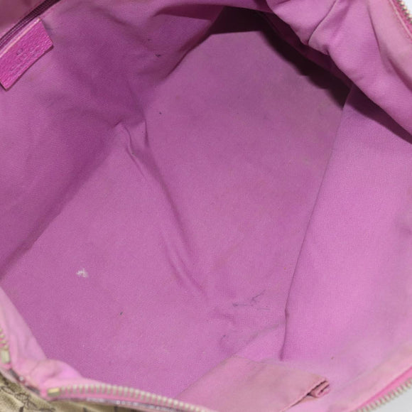 GUCCI GG Canvas Abbey Tote Bag Beige Gold 141470 Auth gh1707