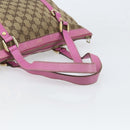 GUCCI GG Canvas Abbey Tote Bag Beige Gold 141470 Auth gh1707-7