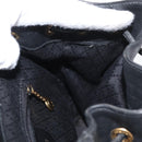 GUCCI Bamboo Backpack Leather Black Gold 003 2058 0030 Auth gh1708-23