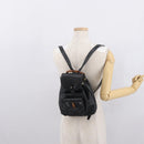 GUCCI Bamboo Backpack Leather Black Gold 003 2058 0030 Auth gh1708-26