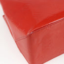 LOUIS VUITTON Monogram Vernis Reade PM Hand Bag Red Rouge M91088 LV Auth gh1711-16