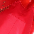 LOUIS VUITTON Monogram Vernis Reade PM Hand Bag Red Rouge M91088 LV Auth gh1711-19