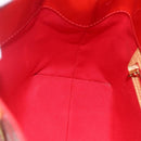 LOUIS VUITTON Monogram Vernis Reade PM Hand Bag Red Rouge M91088 LV Auth gh1711-20