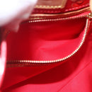 LOUIS VUITTON Monogram Vernis Reade PM Hand Bag Red Rouge M91088 LV Auth gh1711-21