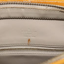 LOUIS VUITTON Monogram Vernis Houston Hand Bag Beige M91004 LV Auth gh1714-10