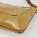 LOUIS VUITTON Monogram Vernis Thompson Street Bag Beige M91301 LV Auth gh1715-15