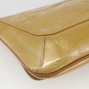 LOUIS VUITTON Monogram Vernis Thompson Street Bag Beige M91301 LV Auth gh1715-16