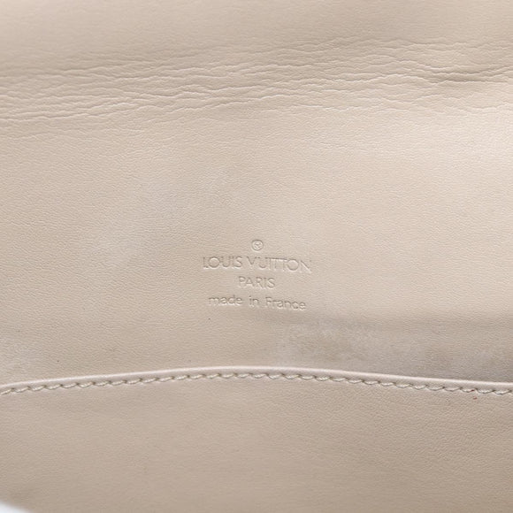 LOUIS VUITTON Monogram Vernis Thompson Street Bag Beige M91301 LV Auth gh1715