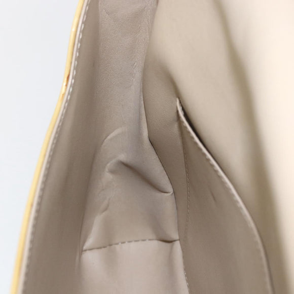 LOUIS VUITTON Monogram Vernis Thompson Street Bag Beige M91301 LV Auth gh1715